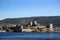 A view of the bodrum castle from the sea.