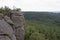 View at the Bohemian paradise near Hruba skala castle in summer