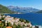 View of the Boka Kotorska Bay of Herceg Novi, Montenegro