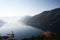 View at Boka Kotorska bay in Montenegro