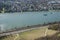 View of Bonn City at summer from the Drachenfels, Germany