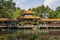 View of the Bonsai Garden at Fairylake Botanical Garden