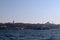 view of the bosphorus strait in Istanbul, Turkey in the bright sunny day