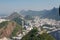 View of Botafogo and Corcovado from Sugarloaf cable car