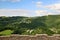 View from Bourscheid Castle in the Ardennes, Luxembourg