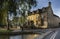 View of Bourton-on-the-water, a vilage in the Cotswolds village of Gloucestershire