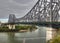 View From Bowen Terrace To Story Bridge In Brisbane Queensland Australia