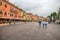 View of Bra square in the center of Verona, Italy