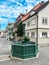 View of Bregenz lower town - Unterstadt - with fountain