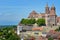 View of Breisach by the Rhine River