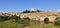 View of bridge and the Castle of Henry II of Castile 14th centu