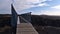 View of Bridge Between Continents that spans a rock fissure above the Mid Atlantic Ridge (MAR).