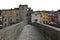 View from the bridge of the Madonna in the village of Castelnuovo di Garfagnana in Tuscany.