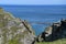 A view of bridge and picturesque scenery at Tintagel