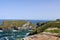 A view of bridge and picturesque scenery at Tintagel