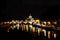 View of the bridge Vittorio Emanuele II and the dome of the Basilica of Saint Peter