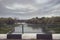 View of the bridges over the river Hoper in the city of Balashov