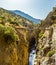 A view of bridges spanning the Gaitanejo river gorge near Ardales, Spain