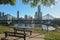 View of Brisbane and Story Bridge from Wilson\'s lookout