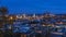 View of Brno from Spilberk Castle at night