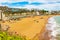 View of Broadstairs sandy beach Kent UK