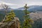 View of the Brocken in the Harz Mountains