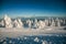 View from the Brocken, Winter Landscape National Park Harz