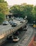 View of the Brooklyn Queens Expressway in Brooklyn Heights, Brooklyn, New York City