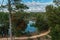 View of Bucaquinho natural park, Ovar, north of Portugal.