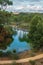 View of Bucaquinho natural park, Ovar, north of Portugal. Renewable energy