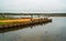 View of Buckler`s Hard yacht harbor on the River Beaulieu