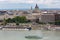 View at Budapest skyline with St. Stephen Basilica building