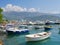 View of the Budva port, Budva marina, Montenegro