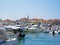 View of the Budva port, Budva marina, Montenegro