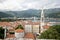 The view of Budva town from the old citadel