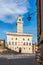 View at the building of City hall in Montepulciano town - Italy