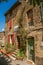 View of buildings in alley at Sillans-la-Cascade,