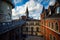 View of buildings along Bellmansgatan from an elevated walkway i