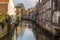 View of the buildings along the canal, Dordrecht, Netherlands