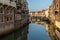 View of the buildings along the canal, Dordrecht, Netherlands