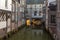 View of the buildings along the canal, Dordrecht, Netherlands