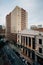 A view of buildings on Fayette Street, in downtown  Baltimore, Maryland