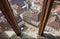 View of buildings in Freiburg im Breisgau city, Germany