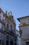 View of the buildings on one of the streets in the historical center of Porto, Portugal.