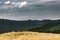 View from Bukowe Berdo in the Bieszczady Mountains in Poland