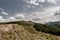 View from Bukowe Berdo in the Bieszczady Mountains in Poland