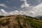 View from Bukowe Berdo in the Bieszczady Mountains in Poland