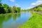 View of the Burgundy Canal