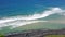 View from Burleigh Heads Nature Walk  looking at the mouth of the Tallebudgera Creek  Queensland Australia