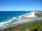 View from Burleigh Heads Rainforest Walk overlooking the mouth of Tallebudgera Creek  Queensland Australia 